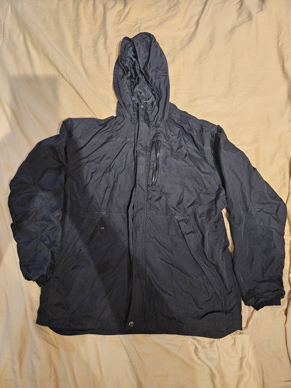 Grundens Technical Gear Rain/ Utility Jacket Large Nylon Shell Jacket